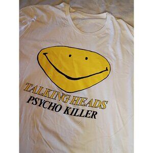 Talking Heads Psycho Killer Smiley Face Band Shirt 2X 2020